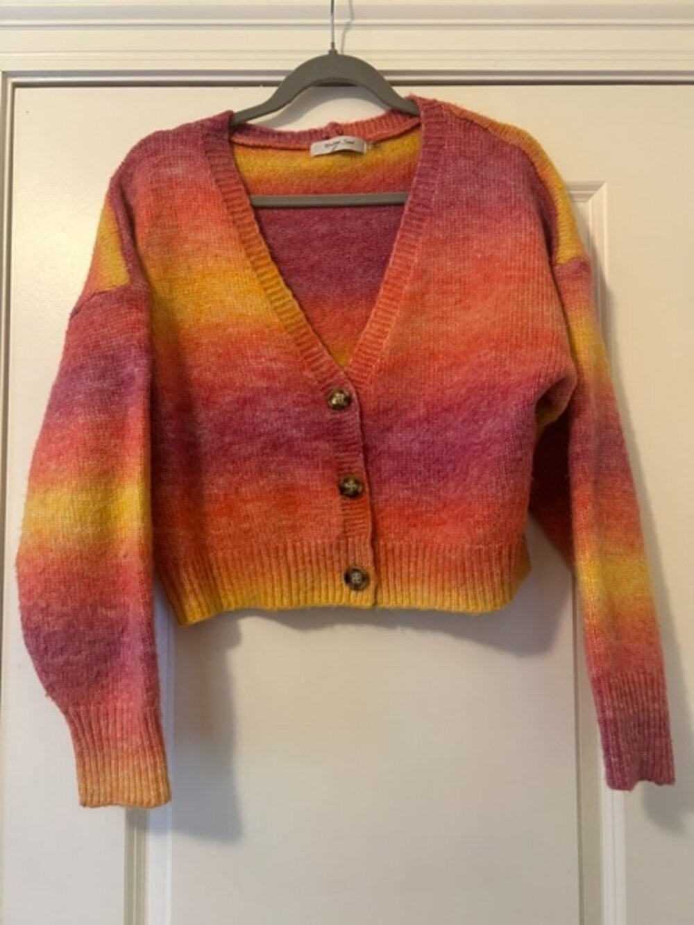 Multicolored Never Worn Mustard Seed Crop Sweater